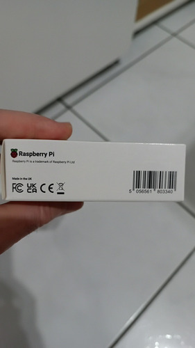 Sh - Case Oficial P/ Raspberry Pi 5 Pi5 Com Cooler E Na Cxa (Usado)