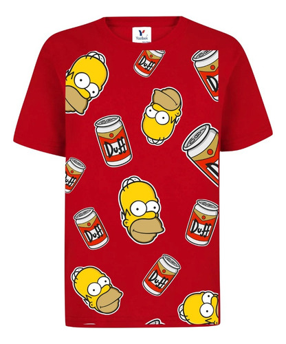 Playera Simpsons Homero Simpson Cerveza Duff Varios Diseños