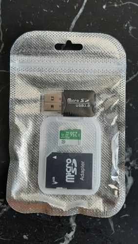 Cartão De Memória 256gb High-performance, Com Adaptadores