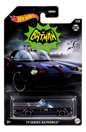 Batimovil Tv Classic Series Batman - Hot Wheels Mattel 1/64