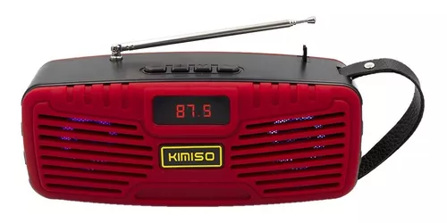 Radio Am Y Fm, Con Bocina, Batería Recargable Rfr-233, Negro