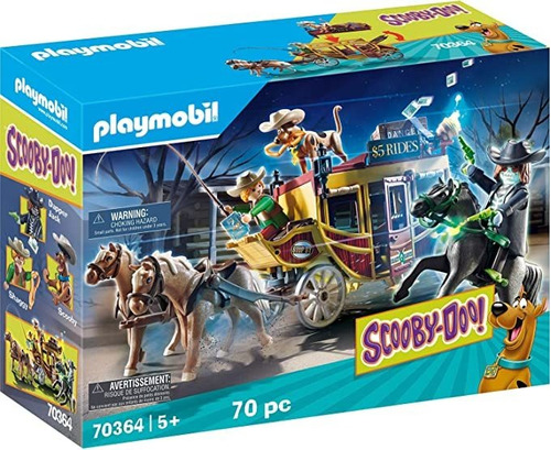 Playmobil Scooby-doo! Aventura En El Salvaje Oeste Playset