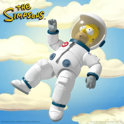 Homero Astronauta The Simpsons Ultimates Super 7 Wave 1