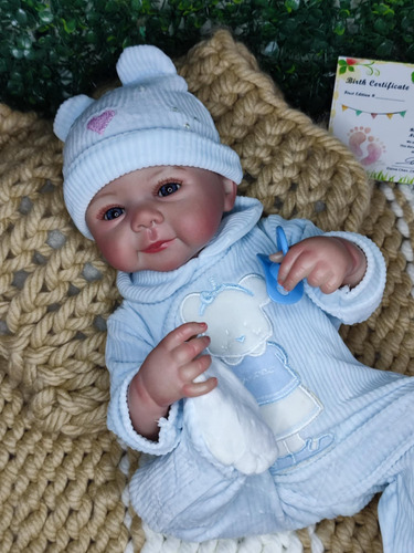 Bebe Reborn Original Muñeca Vinilo Completo 45 Cm Doll Fily