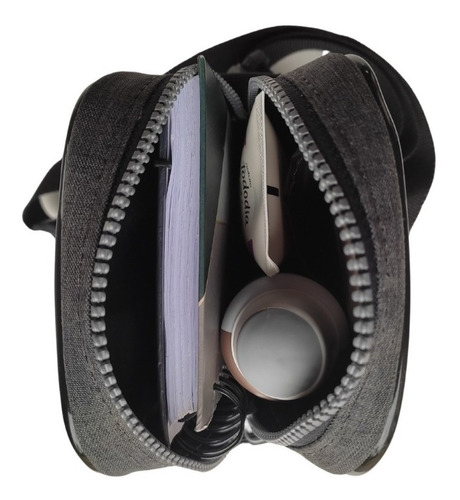 Imagem 2 de 7 de Bolsa Pequena Masculina Shoulderbag Transversal