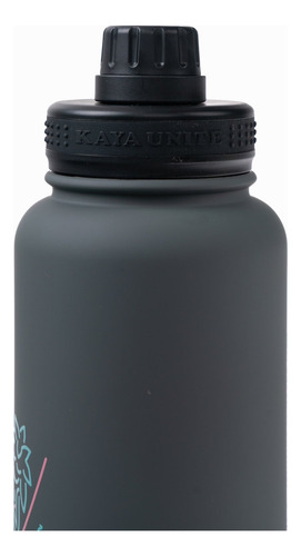 Botella Termo Nomade 950ml No Bad Charcoal Gris