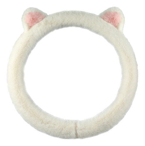 Funda Para Volante De Felpa Con Forma De Gato, 38cm