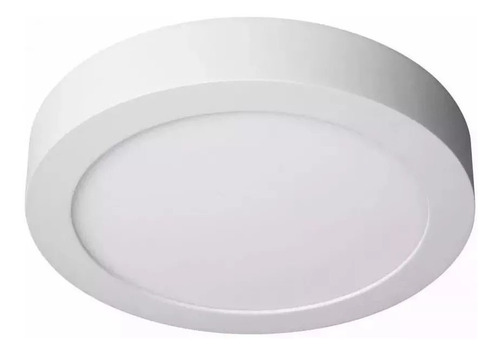 Imagen 2 de 10 de Plafon Led 18w Aplicar Panel Redondo Circular Frio O Calido