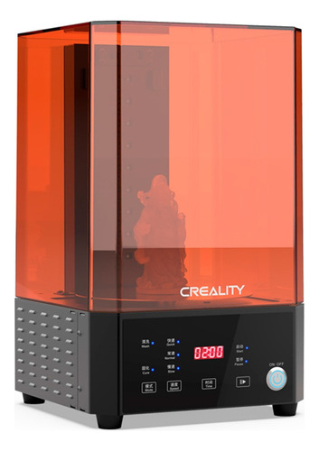 Maquina De Lavado Y Curado De Resina Creality Uw-01 - Fabrix Color Naranja