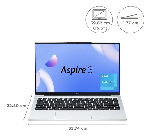 Notebook Acer Aspire 3 15.6 Intel Celeron N4500 8gb 256 Ssd