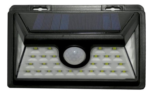 X3 Focos Solar 30 Led Exterior 6w Sensor De Movimiento 800lm