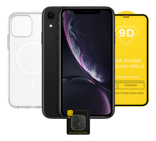 Iphone Xr (128gb) - Desbloqueado (grado A, Batería 76%) Negro (Usado)