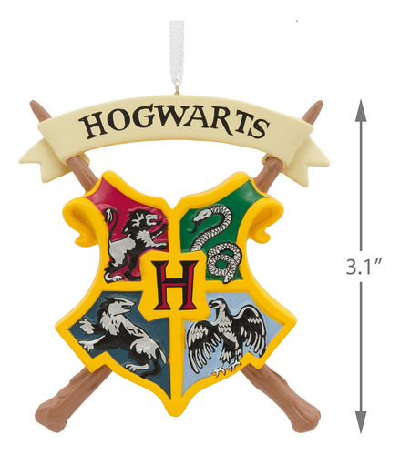 Adorno Navideño Con El Emblema De Harry Potter Y El Escudo D