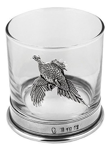 English Pewter Company Vaso De Whisky Antiguo De 11 Oz Con B