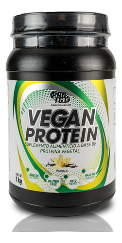 Proteína Vegana Vainilla 1 Kg Keto Friendly Protgt