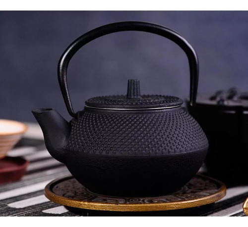Tetera De Hierro Fundido Negro