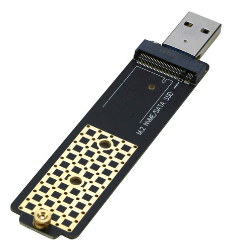 Adaptador M.2 A Usb, Tarjeta De Lector Riitop Nvme A Usb 3.1