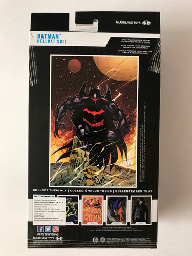 Batman Hellbat Suit Mcfarlane Toys Dc Multiverse Caja Diurex (Usado)