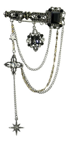 Broche Vintage Y2k Jewelry Con Borlas, Cadena Para Hombre Y