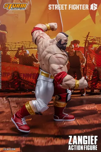 Action Figure Zangief Street Fighter 6 Boneco Storm Collect