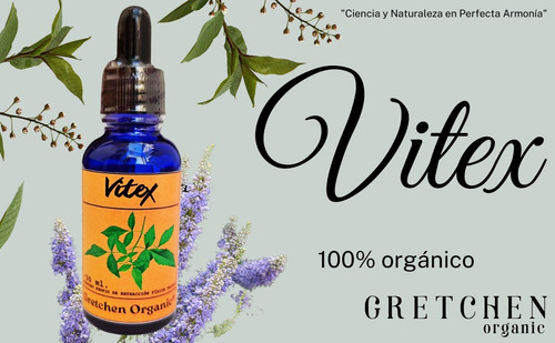 Vitex/sauzgatillo Triple Extracto Orgánico Ultra Concentrado Natural