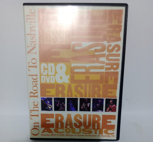 Erasure- On The Road To Nashville- Dvd, Live, Argentina, '07