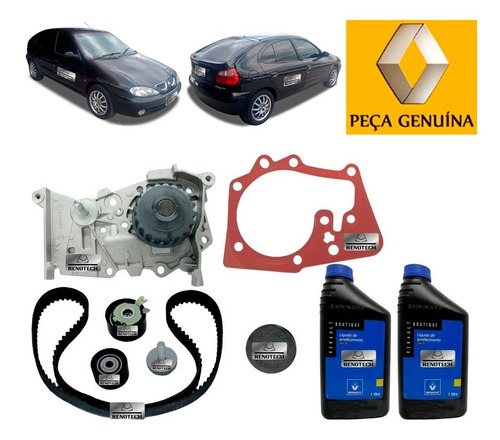 Kit Correia Dent Bomba Agua 2 Aditi Megane 99-05 7701477014