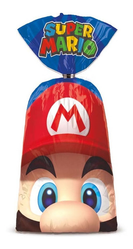 Sacolinha Para Lembrancinhas Super Mario, C/16un