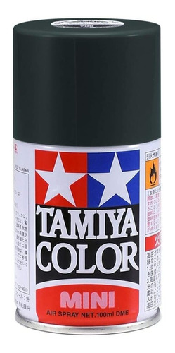 Tamiya America, Inc Spray Laca Ts-29 Semibrillo Negro, Tam85