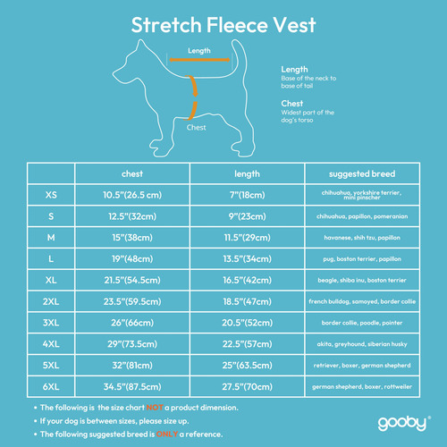 Suéter Para Perros Gooby, Chaleco De Forro Polar Elástico, C