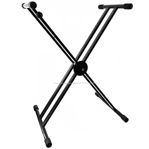 Soporte Pie Tijera Para Piano Teclado Doble Profesional