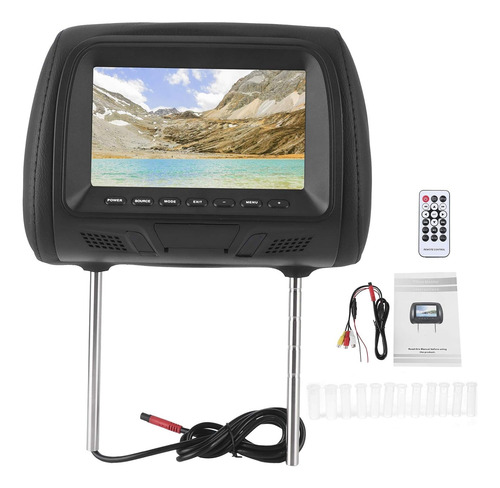 Reposacabezas Reproductor Dvd Vídeos Mp5 Usb Pantalla 7puLG
