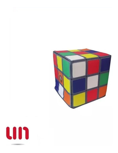 Puff Diseño Cubo Rubik Kids Pattauf Cuadrado