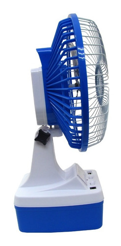 Ventilador Recargable Hammer 1w 8 Con Faros Led Emergencia