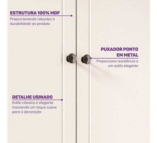 Quarto De Bebê Completo 1 Berço 1 Cômoda E 1 Guarda Roupa