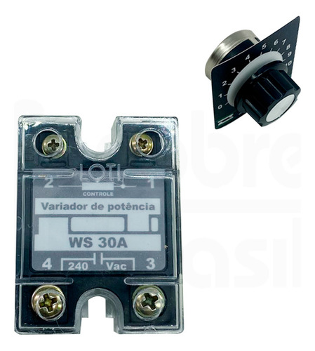 Variador De Potência Vs 30a 260vac + Potenciômetro - Loti