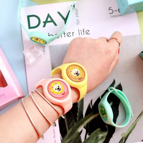 New 6pcs Niños Bebé Pulsera Repelente No Tóxicas Exteriores