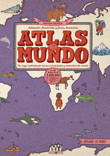 Libro Atlas Del Mundo. Edicion Purpura