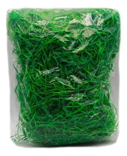 Palha Madeira Verde Claro P/ Cestas Presentes Enfeite 500g