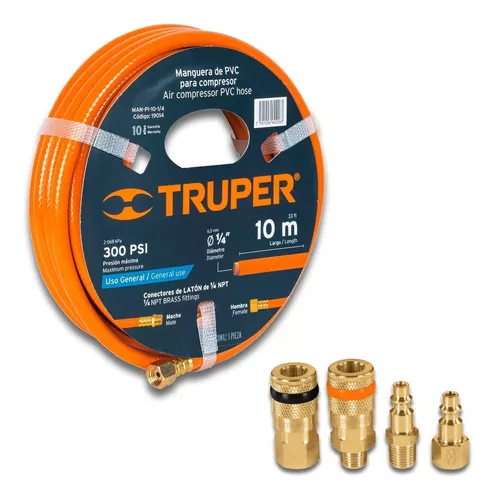 Manguera Compresor 10m. 1/4 Truper –