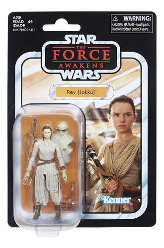 Star Wars E1641 Sw E7 Vin Rey Jakku Figura De Acción, Blanco