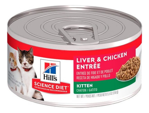 Hills Kitten Liver & Chicken 5.5 Oz