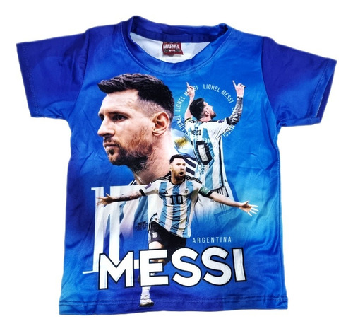 Playera Estrellas Del Futbol Para Niño Premium