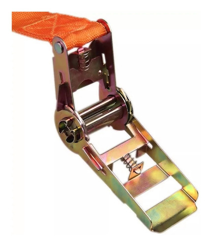 Correa con trinquete de 1 pulgada x 5 metros, R200, color Black Jack, naranja claro