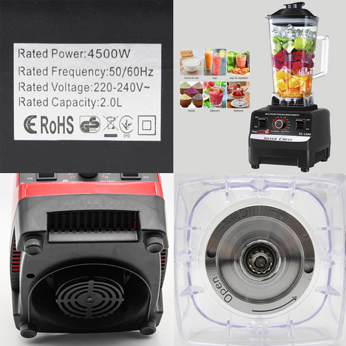 Licuadora Industrial Lagom Professional Blender 2 L Negra