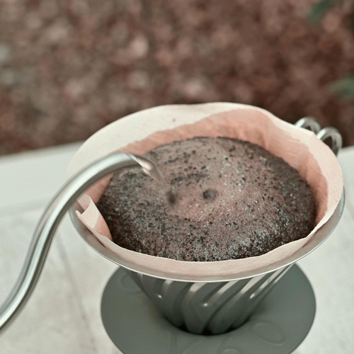 Molino De Café Hario V60 Metálico Al Aire Libre Plateado