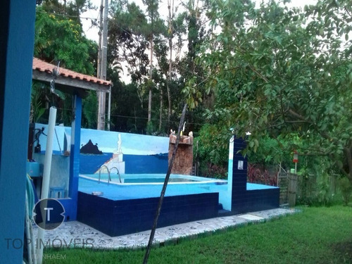 Chácara Com Piscina Em Itanhaém, São Paulo, Bairro Aguapeu. Linda Chácara Para Venda, Em Itanhaém. - Ch00003 - 34300126