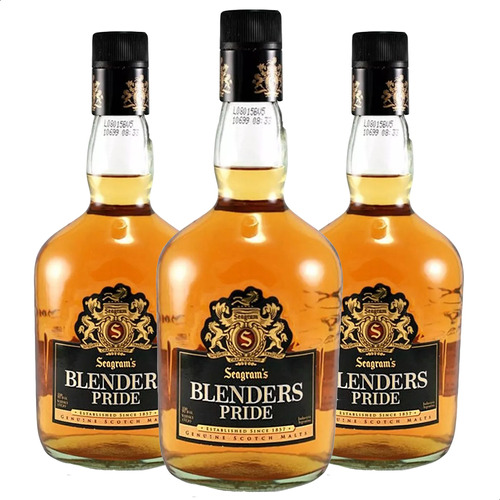 Whisky Blenders Pride Scotch Blend Añejado X3 - 01mercado