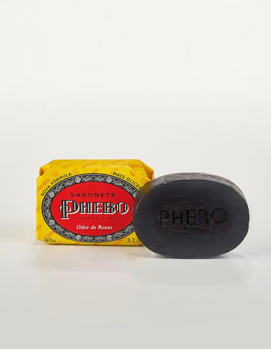 Sabonete Barra Phebo Glicerina Odor De Rosas 90g 2 Unidades