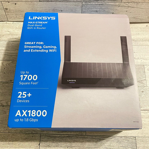 Router Linksys Wifi 6 Mesh 7350 Dual Band 2.4 + 5 Ghz 1800 